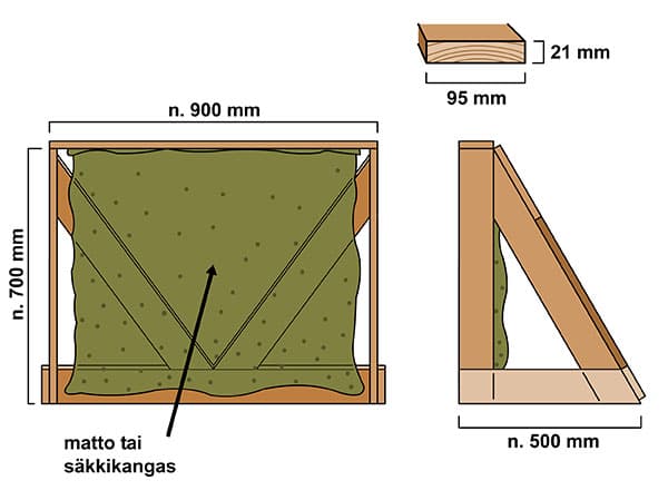 <p data-block-key="yl3nk">Rakenteeltaan jääkiekkomaali on hyvin yksinkertainen ja näin helppo toteuttaa.</p>