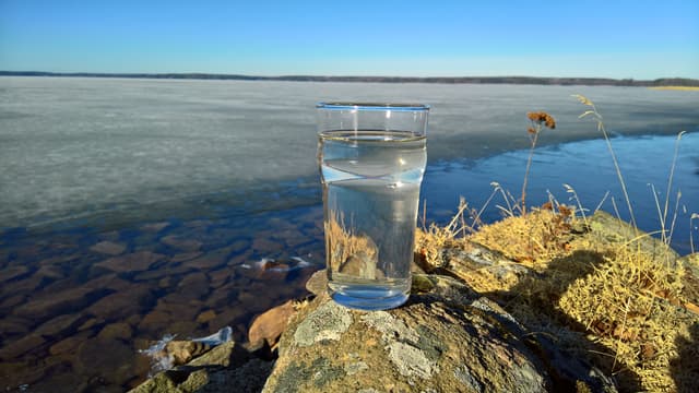 Biopuhdistajalla puhdistettua vettä