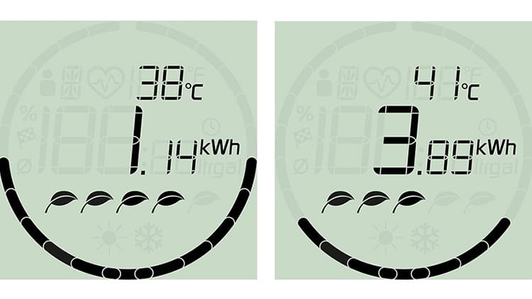 Veden lämpötilaa laskemalla voit vaikuttaa suihkussa käytettyyn energiamäärään.