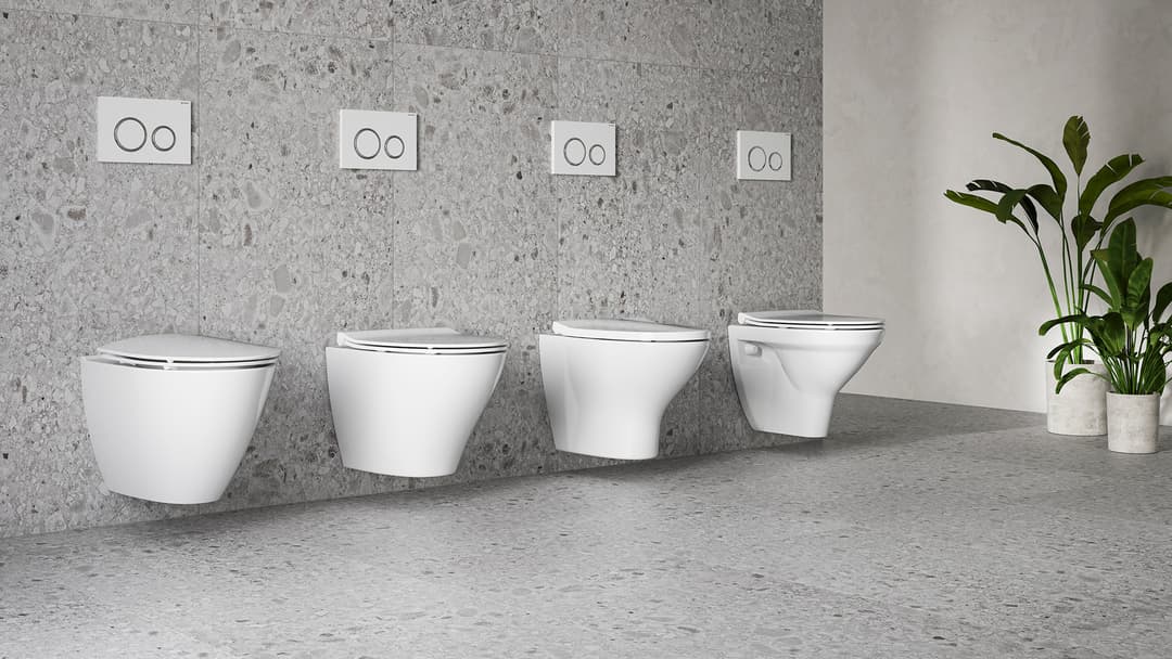 Kotimainen seinä-wc, joka sopii pieneenkin tilaan