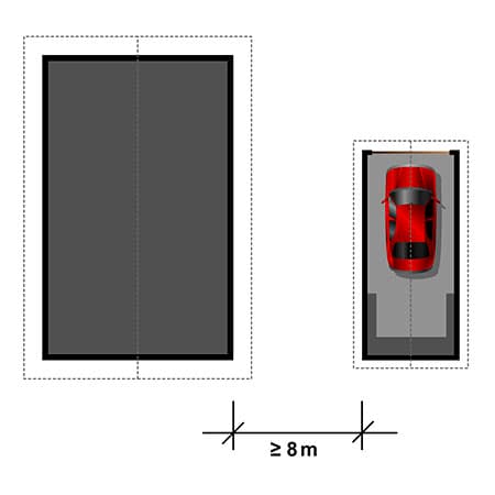 <p data-block-key="d7146">Ei osastointivaatimusta 8 m etäisyydellä.</p>