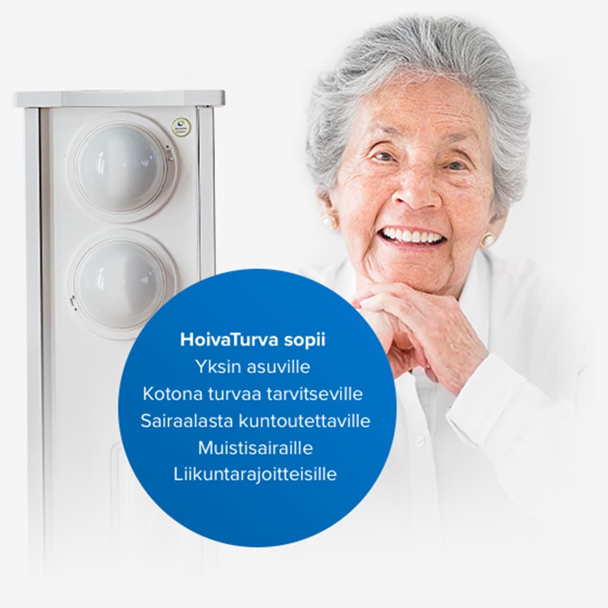 <p data-block-key="9i3k1">HoivaTurvan langattomat anturit sijoitetaan kotiin, jossa ne seuraavat asukkaan arkea ja voivat välittää tiedon määritellyistä poikkeamista ilman kameravalvontaa. (Kuva: Seniortek Oy)</p>