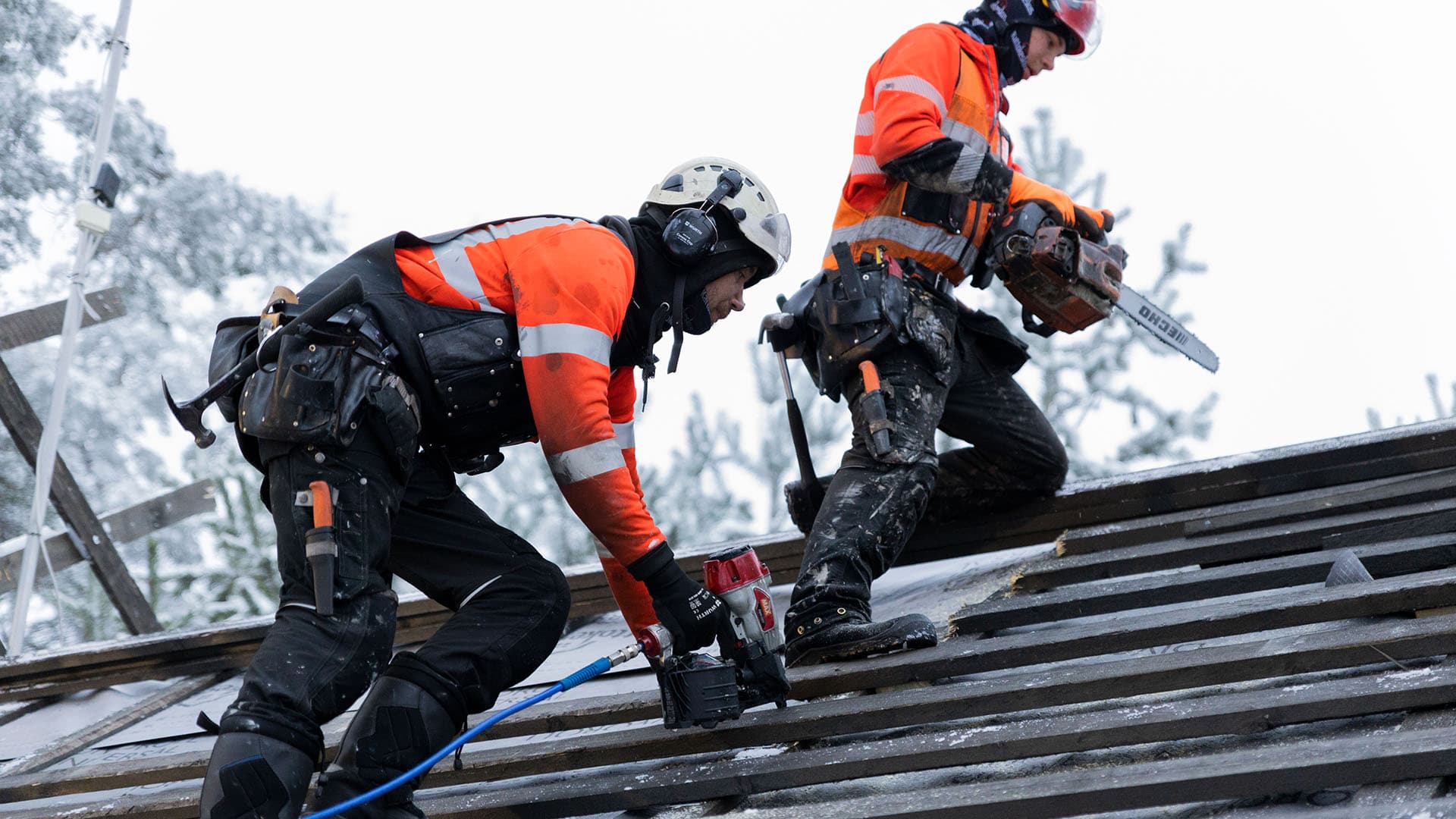 Kattoremontti talvella? Miksipä ei