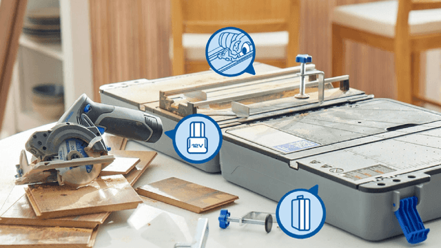 DREMEL Blueprint -sahausasema kulkee helposti mukana