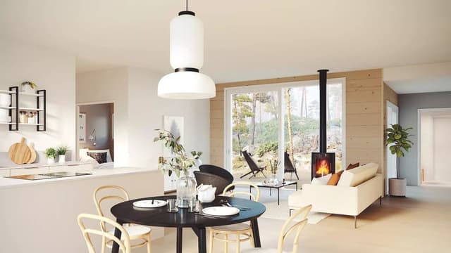 Aisti 135/150 talomalli sisältä