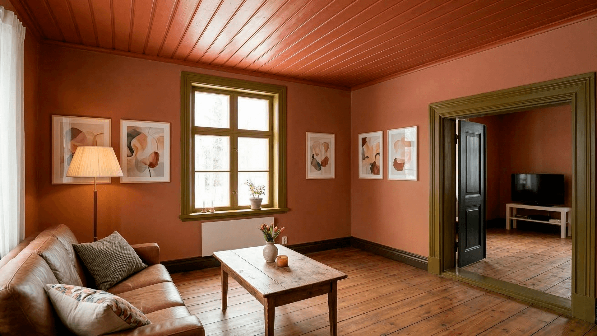 Vanha suomalainen perinne tekee paluuta : Maalaa karmit, listat ja katto rohkeasti sävyllä